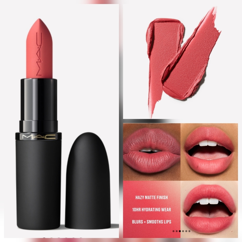 Two New Mac Powder Kiss Lipsticks 301 A Little Tamed